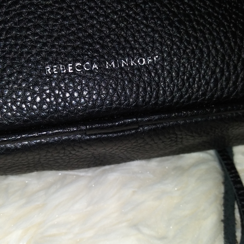 ❤Rebecca Minkoff Black Leather Crossbody Adjustable Strap Belt Bag NWT❤ - Picture 9 of 15